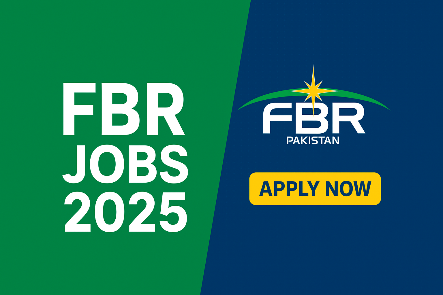 FBR Jobs 2025 – Apply Online
