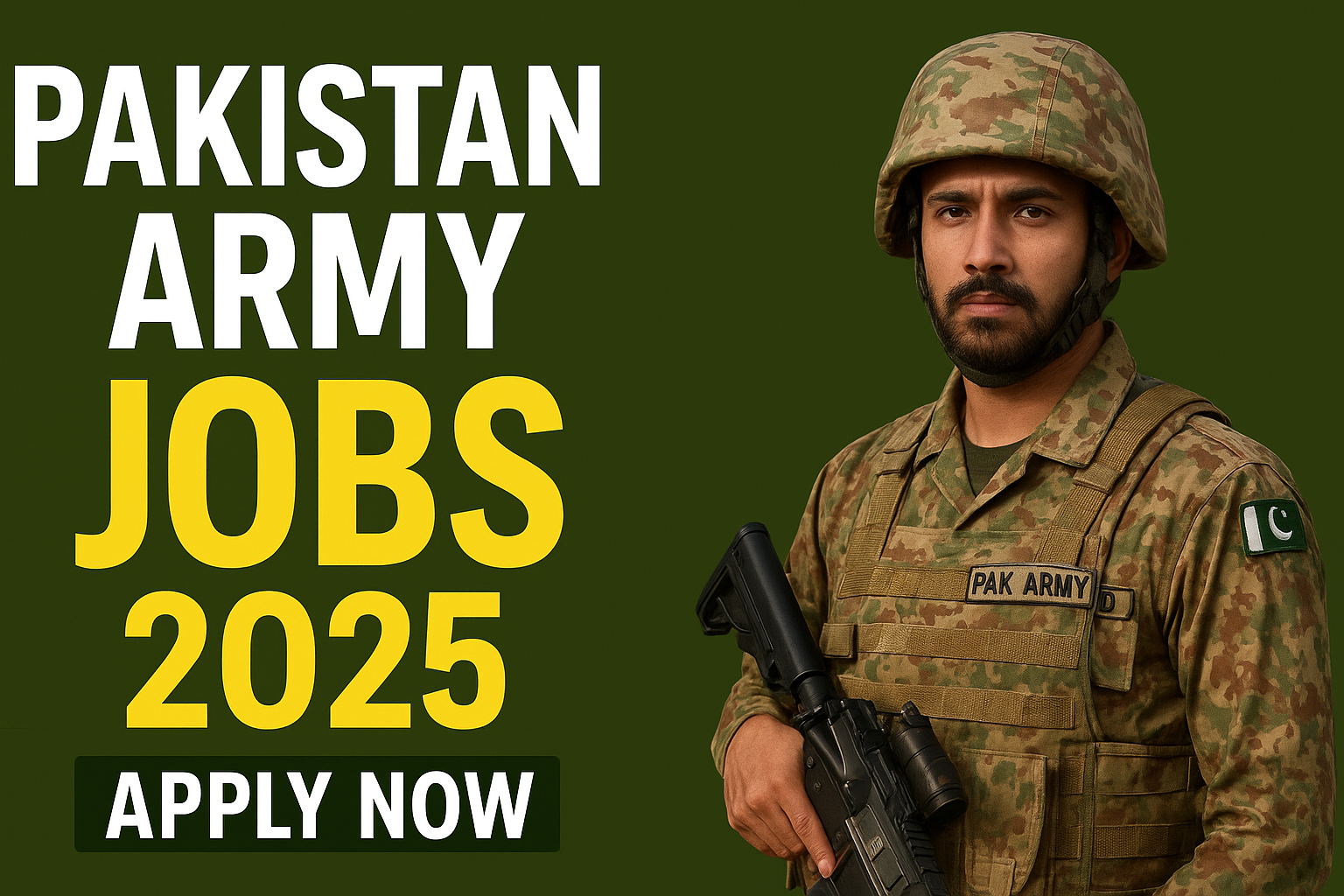 Pakistan Army Jobs 2025 – Apply Online