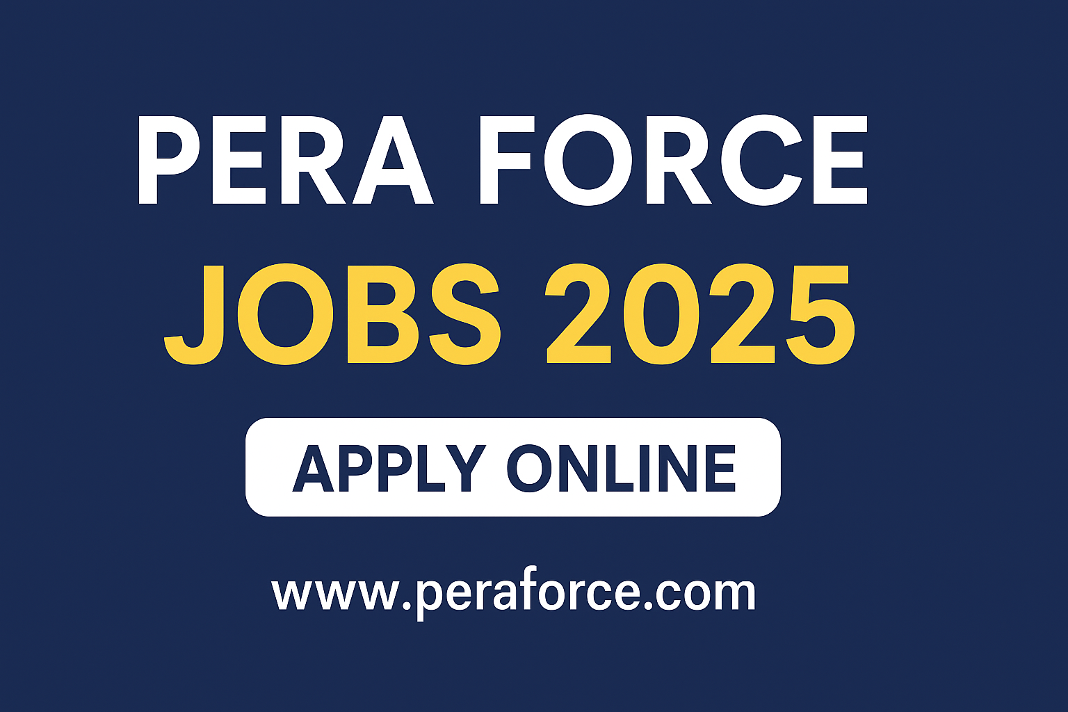 Pera Force Jobs 2025