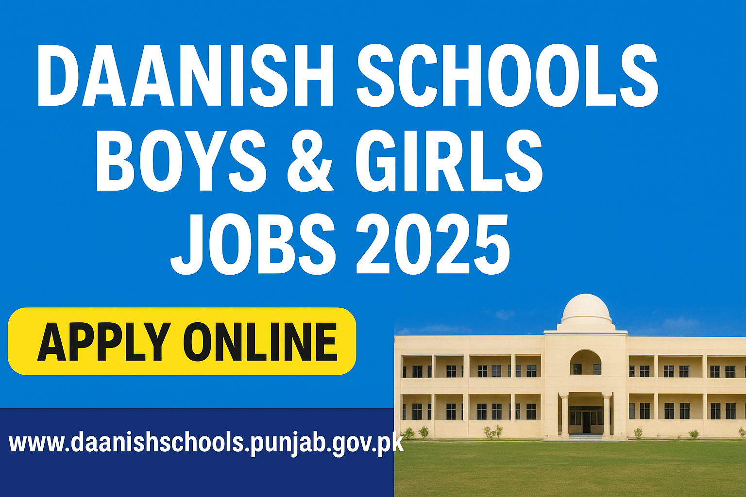 Daanish Schools Boys & Girls Jobs 2025