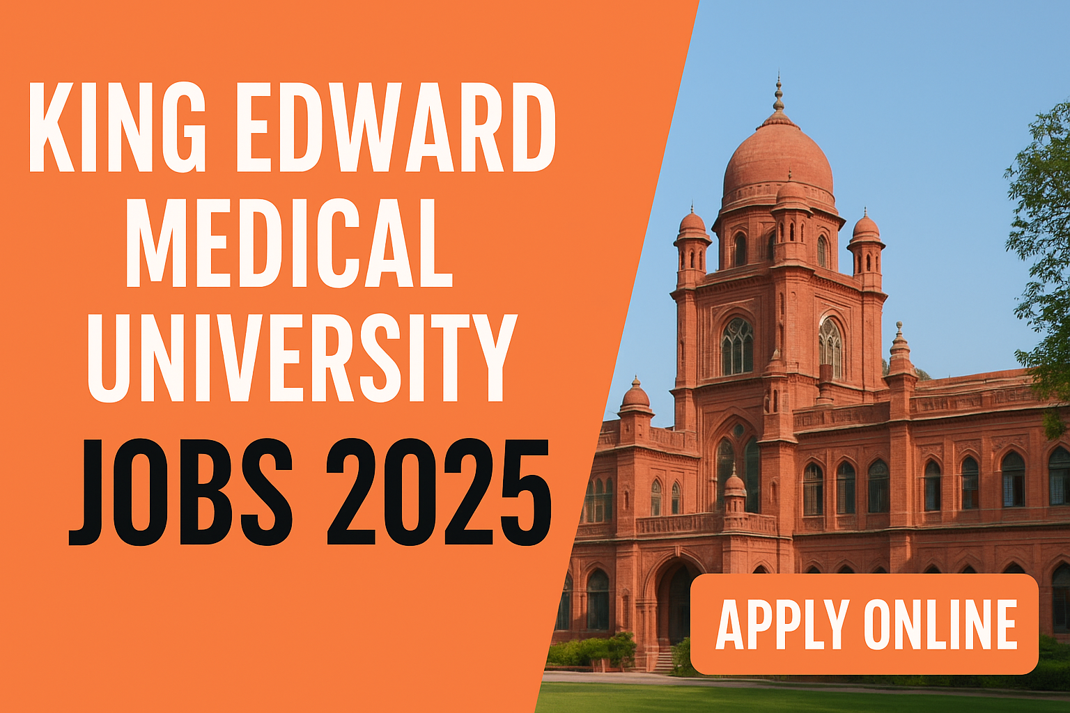 King Edward Medical University Jobs 2025