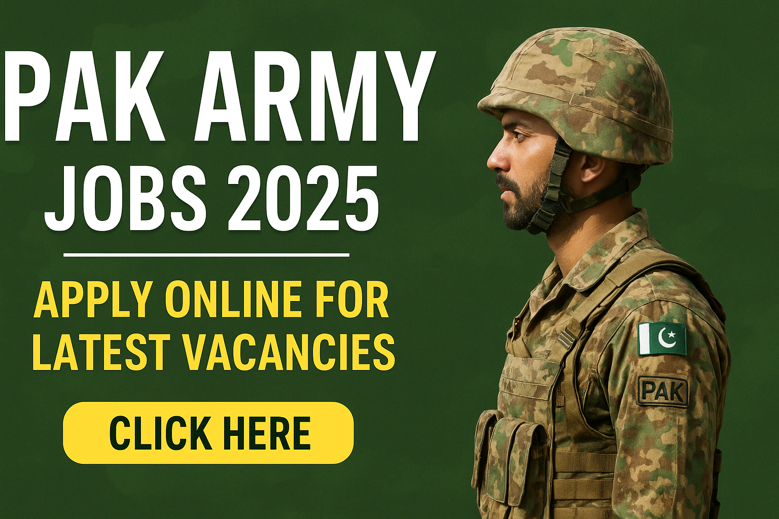 Pak Army Jobs 2025 – Apply Online for Latest Vacancies Join Pakistan Army Today