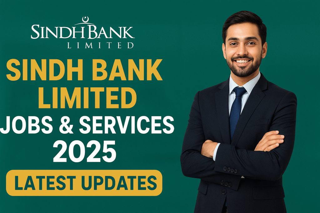 Sindh Bank Limited Jobs & Services 2025 Latest Updates